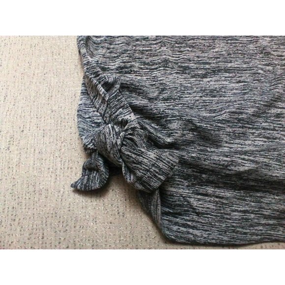Jillian Michaels Women's IMPACT Tie Bottom Comfort Pullover Gray Shirt (Size XL) - Picture 7 of 16